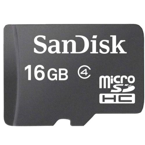 SanDisk 16GB Micro SD Card (SDHC) - 4MB/s